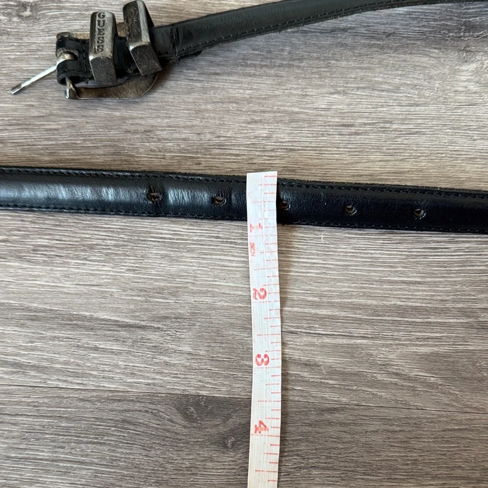 Guess Black Belt with Silver Accents